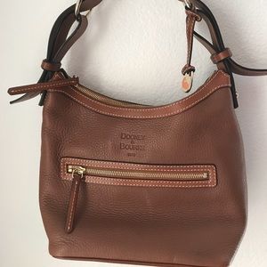 Dooney & Bourke handbag with gold accents
